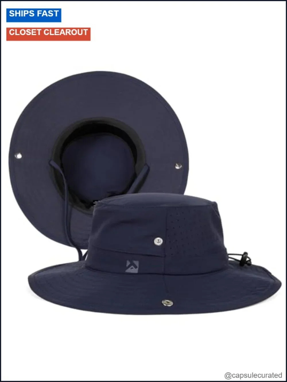 Cooling Sun Hat UPF 50+ Wide Brim Bucket Hat for Men Women Laser Ventilation